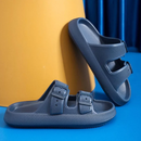 Sandália Nuvem Macia Ortopédica – Fivela Dupla para Ajuste Perfeito e Conforto Prolongado