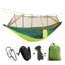 Camping Hammock with Mosquito Net – Ideal for Hunting, Fishing, and Insect Protection 