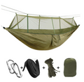 Camping Hammock with Mosquito Net – Ideal for Hunting, Fishing, and Insect Protection 