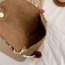 Bolsa de Ombro Feminina em Palha Estilo Boho – Modelo Samira com Design Artesanal