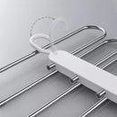 Cabide 6 em 1 para Calças Polihousi – Organização Inteligente e Economia de Espaço no Guarda-Roupa