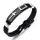 Pulseira Unissex Cruz de Malta em Aço Inoxidável – Design Moderno e Resistente