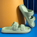 Sandália Nuvem Macia Ortopédica – Fivela Dupla para Ajuste Perfeito e Conforto Prolongado