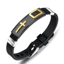 Pulseira Unissex Cruz de Malta em Aço Inoxidável – Design Moderno e Resistente